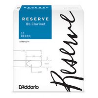 D'Addario Reserve, Bb Clarinet Reeds, (Box 10) Strength 3